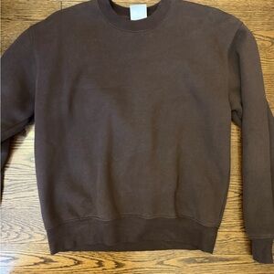 Aritzia Cozy Sweatfleece Perfect Crew Sweatshirt